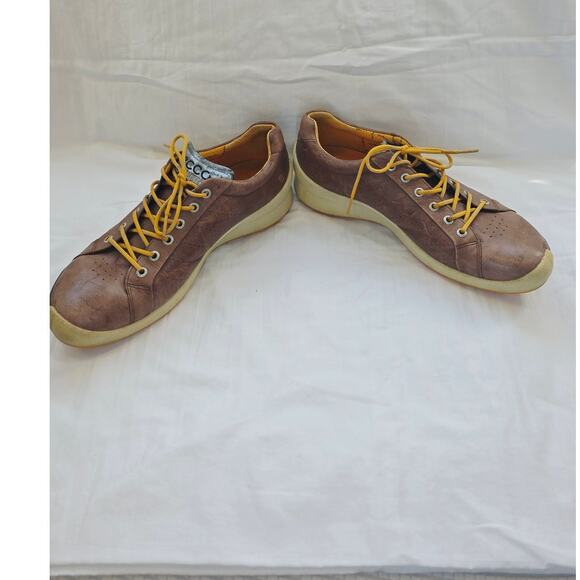 ECCO Biom Hybrid Golf Shoes Mens EU 44/ 10-10.5 Brown  Leather Spikeless Lace Up main image 12